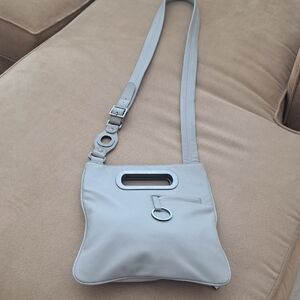 HOBO Elegant Light Doveme Grey Crossbody  Shoulder Bag Excellent
